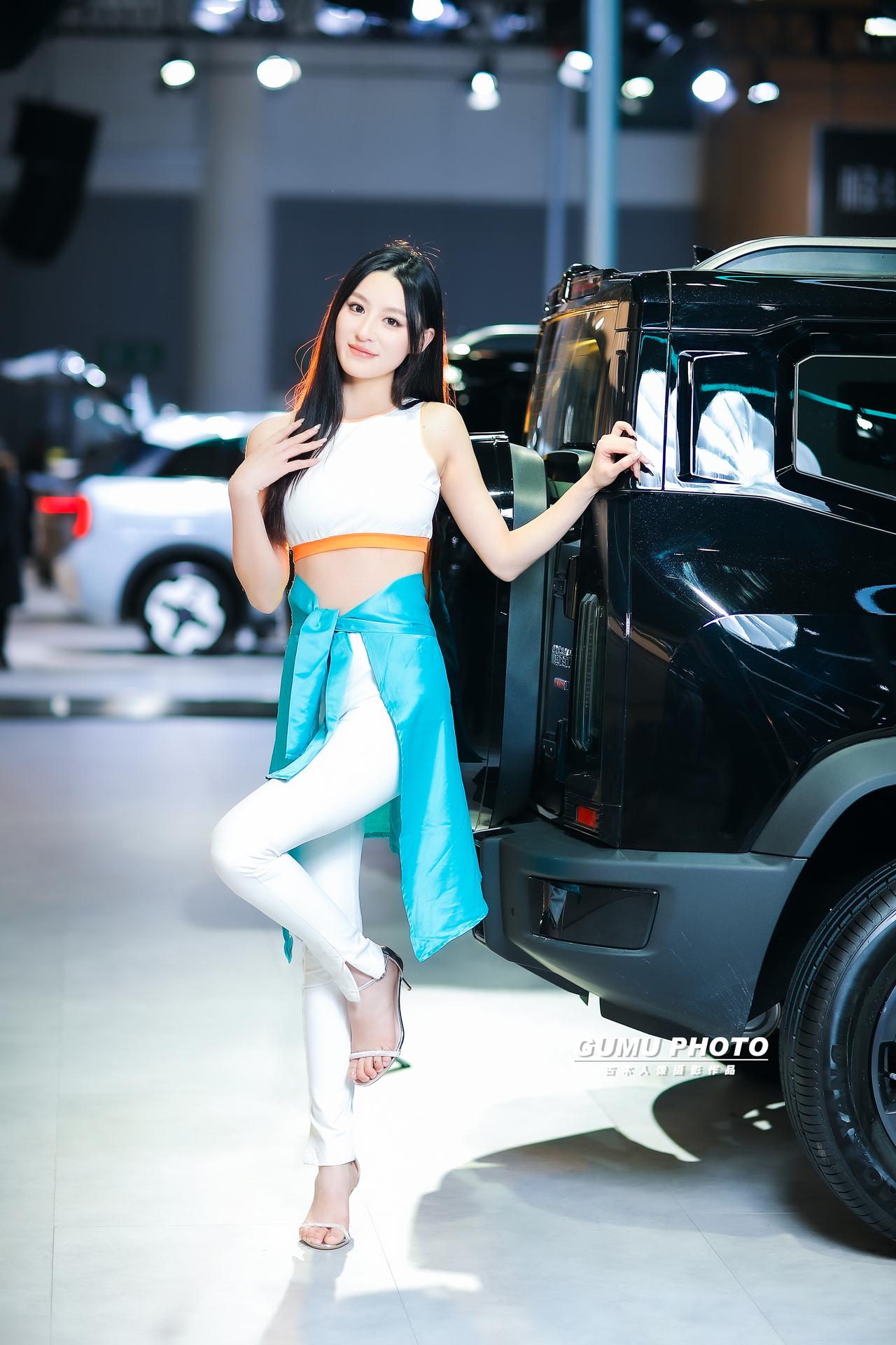 2025成都双十二车展捷途展台模特小姐姐