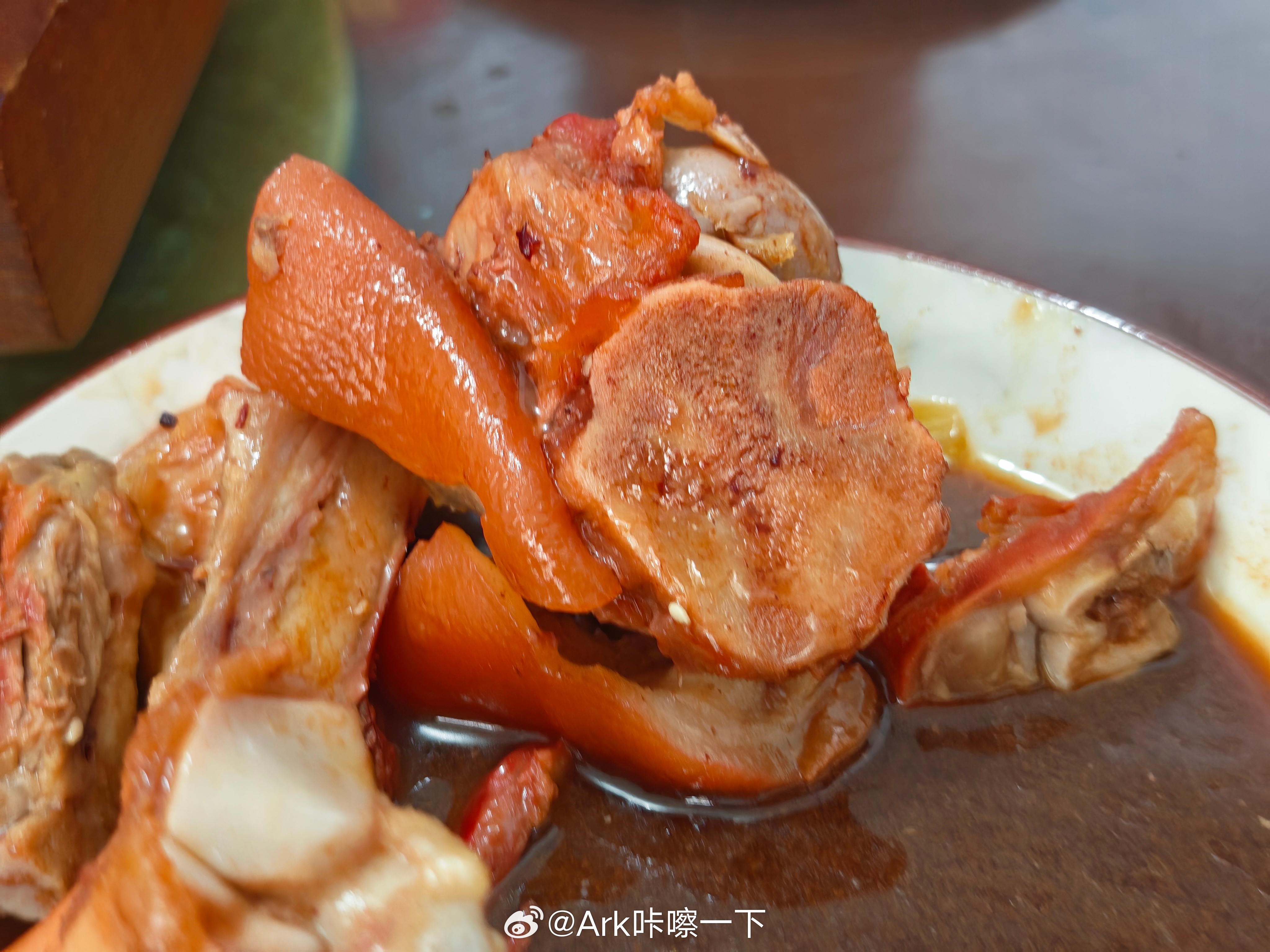 晚安朋友们，来个卤猪脚