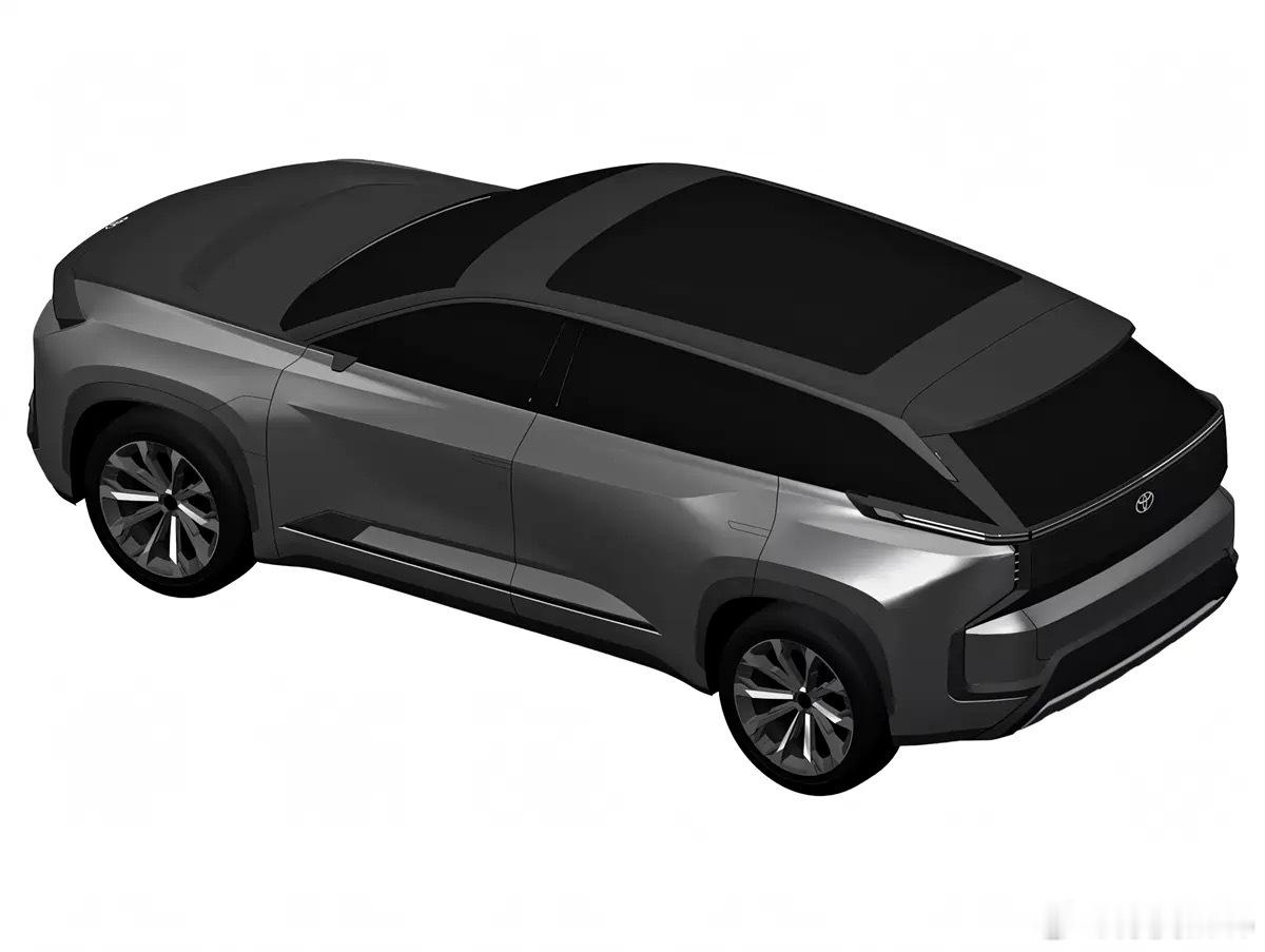 丰田新的电动SUV....电动汉兰达既视感