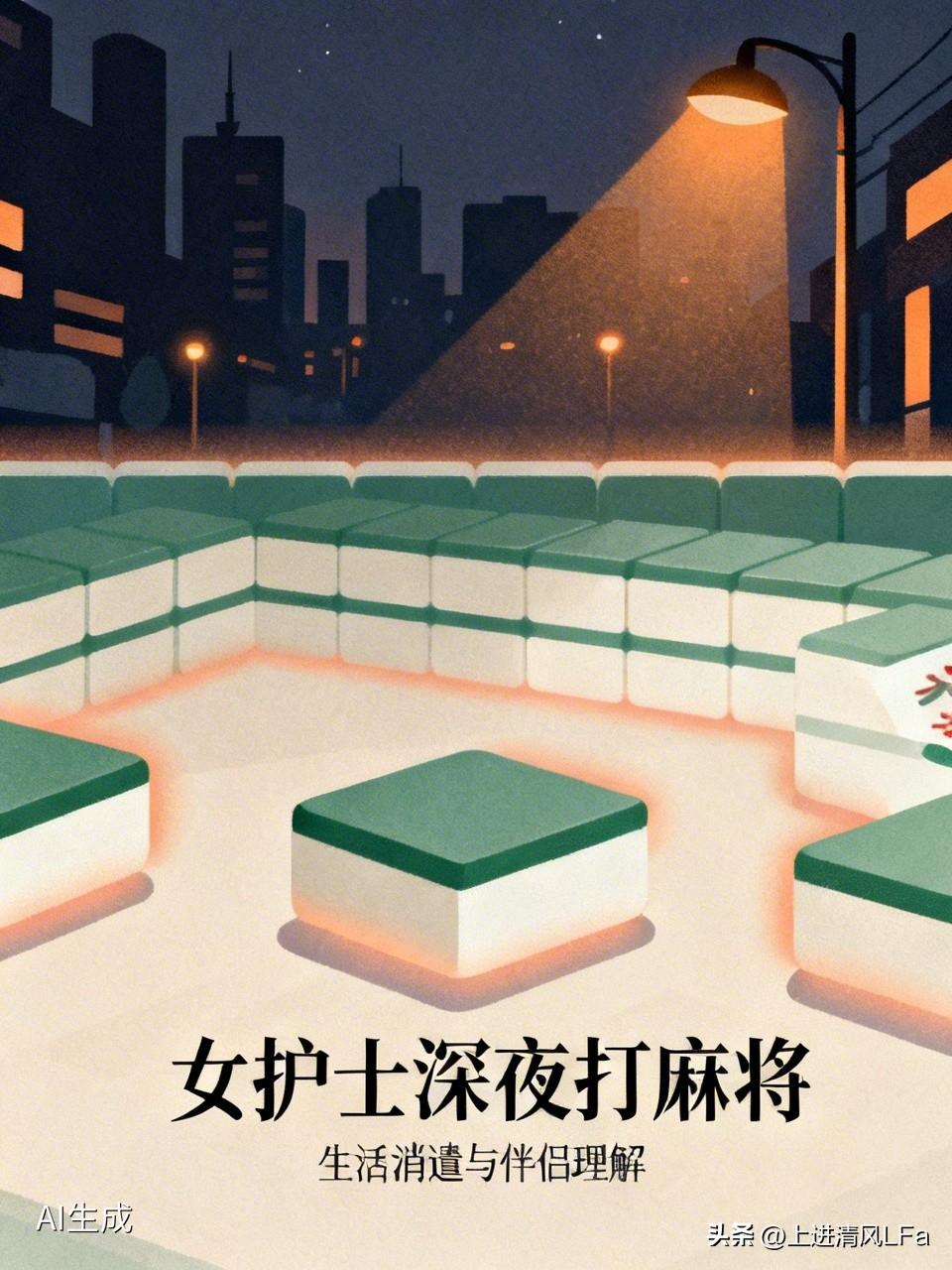 家人们，今天来聊聊女护士深夜打麻将这事儿。湖南有个女护士高婷，年轻时听父母话没早