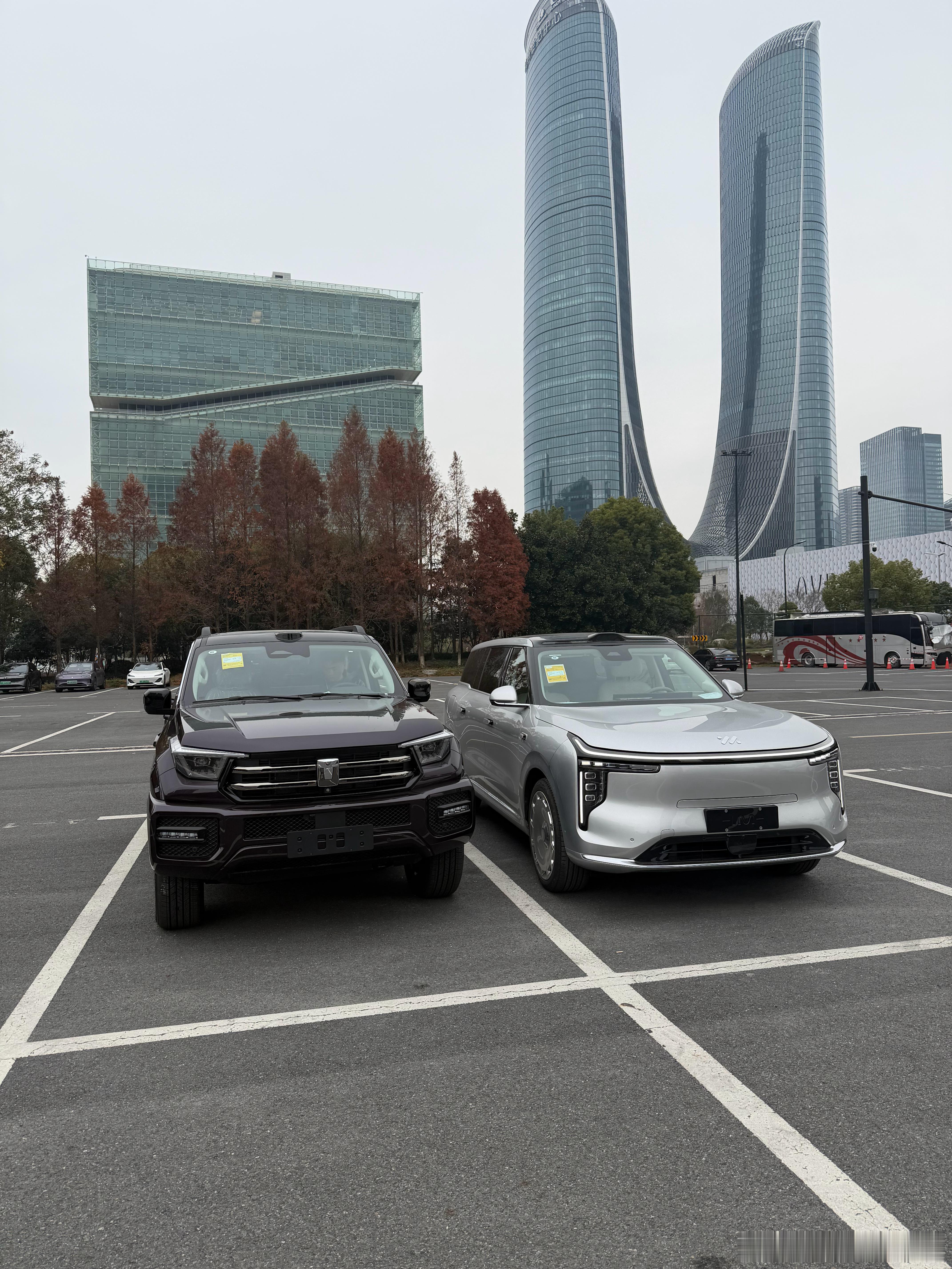 这个星期买了三辆车 这两台都提完了 一会去4s店把岚图泰山提回家跟姚老板混一天吃