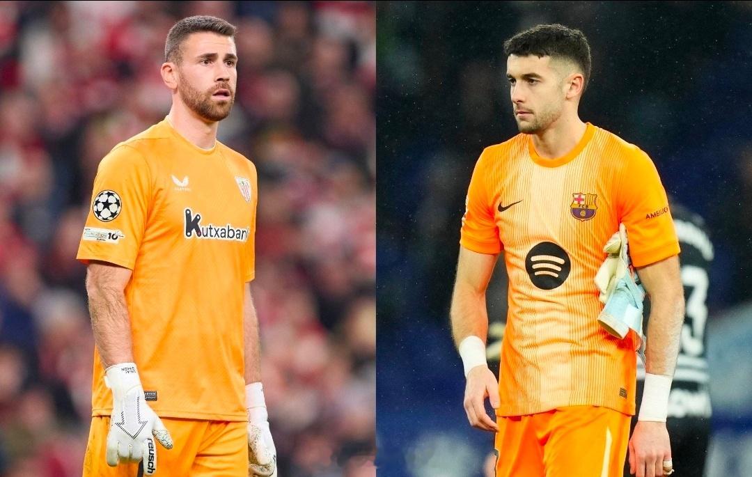 巴萨5比0毕尔巴鄂竞技每体：乌奈·西蒙西超杯5个丢球，引发西班牙国门位置争议北京