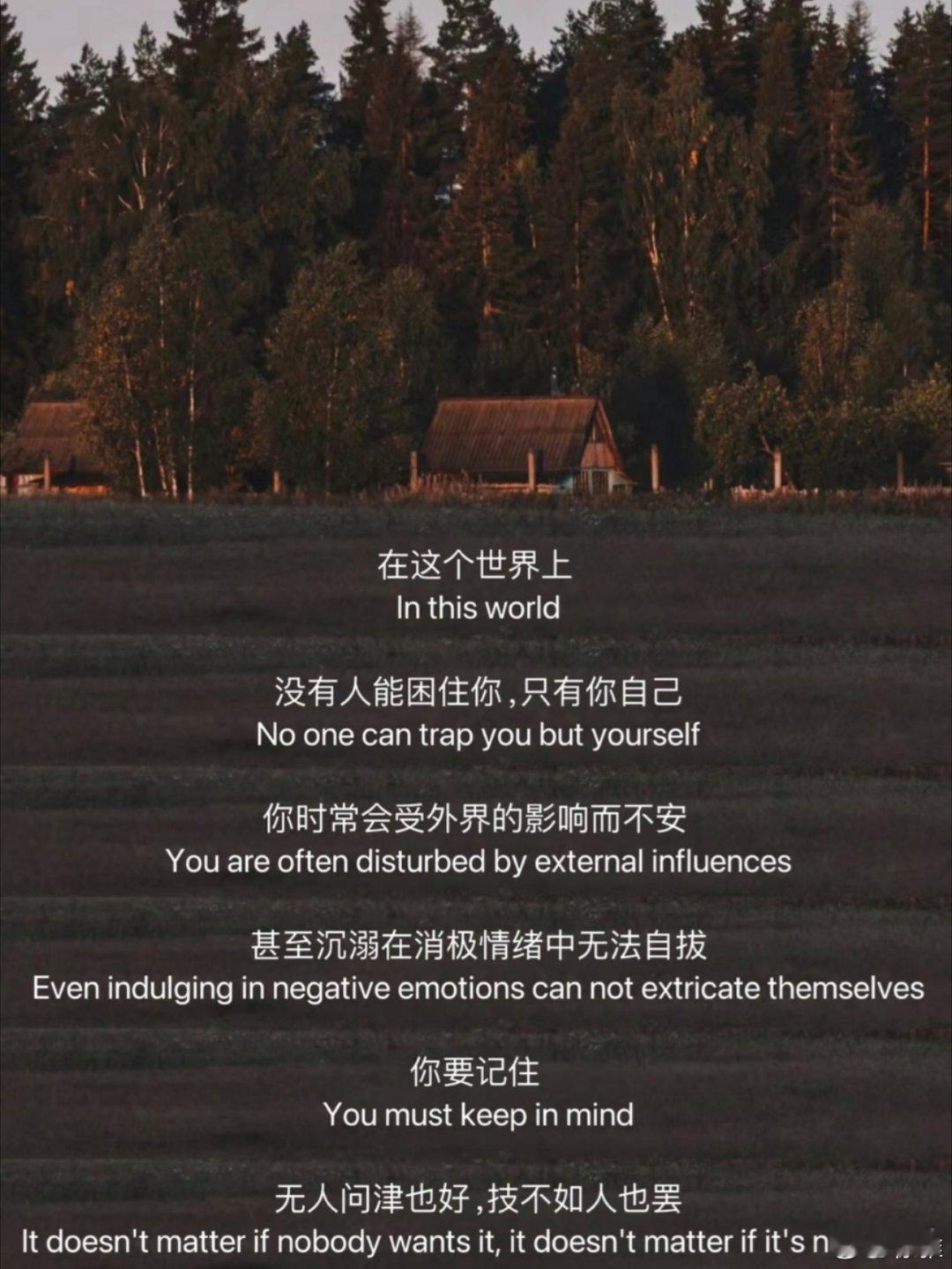 突然被这段话治愈了 ​​​