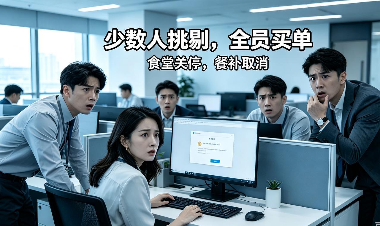 太崩溃！只因几个人瞎挑剔，公司直接关停食堂、取消餐补！
真的太窒息了！打工人最大