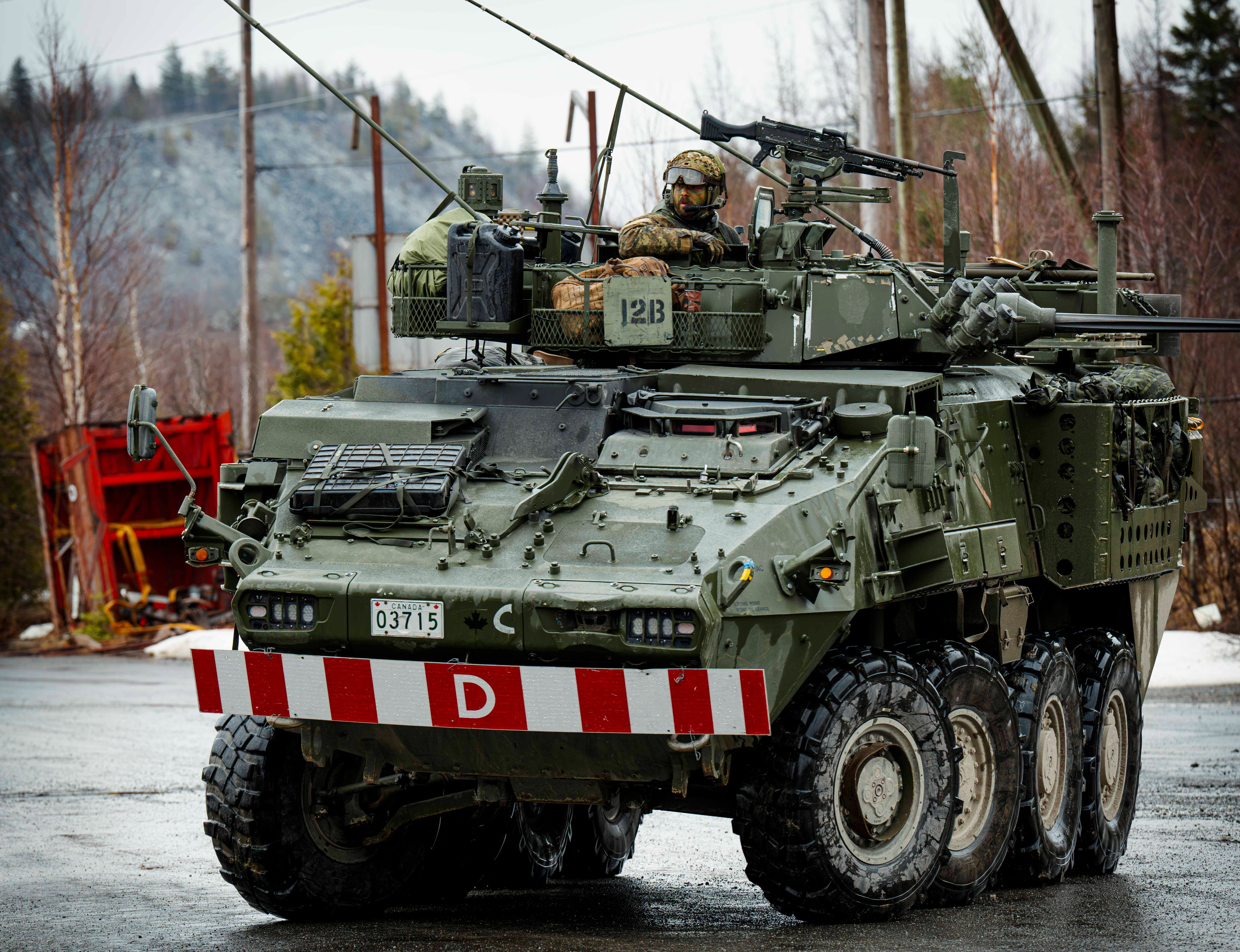 加拿大陆军第5战斗机动旅在“枫叶决心”军演中 