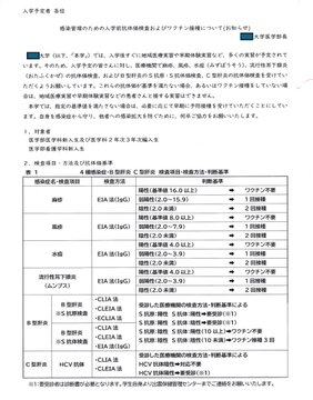 从今年度开始，针对全国医学院新入学生的麻疹、风疹、水痘、腮腺炎、B型肝炎疫苗接种