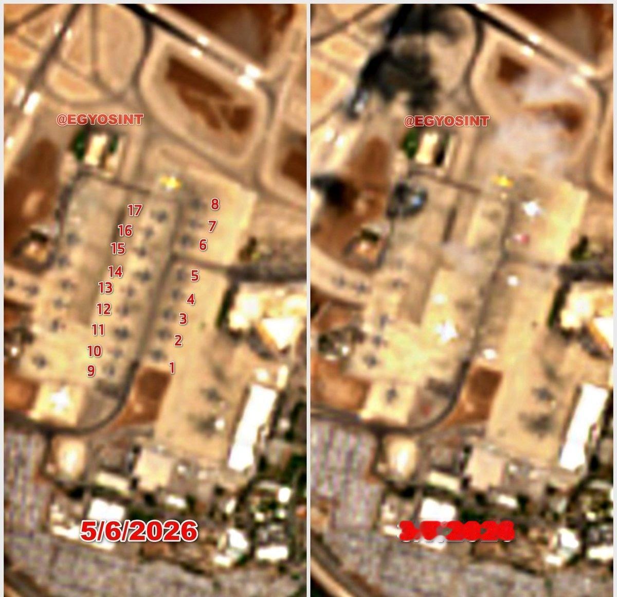 卫星图像显示，美国已从以色列的本-古里安机场撤出了大约 60–72 架空中加油机