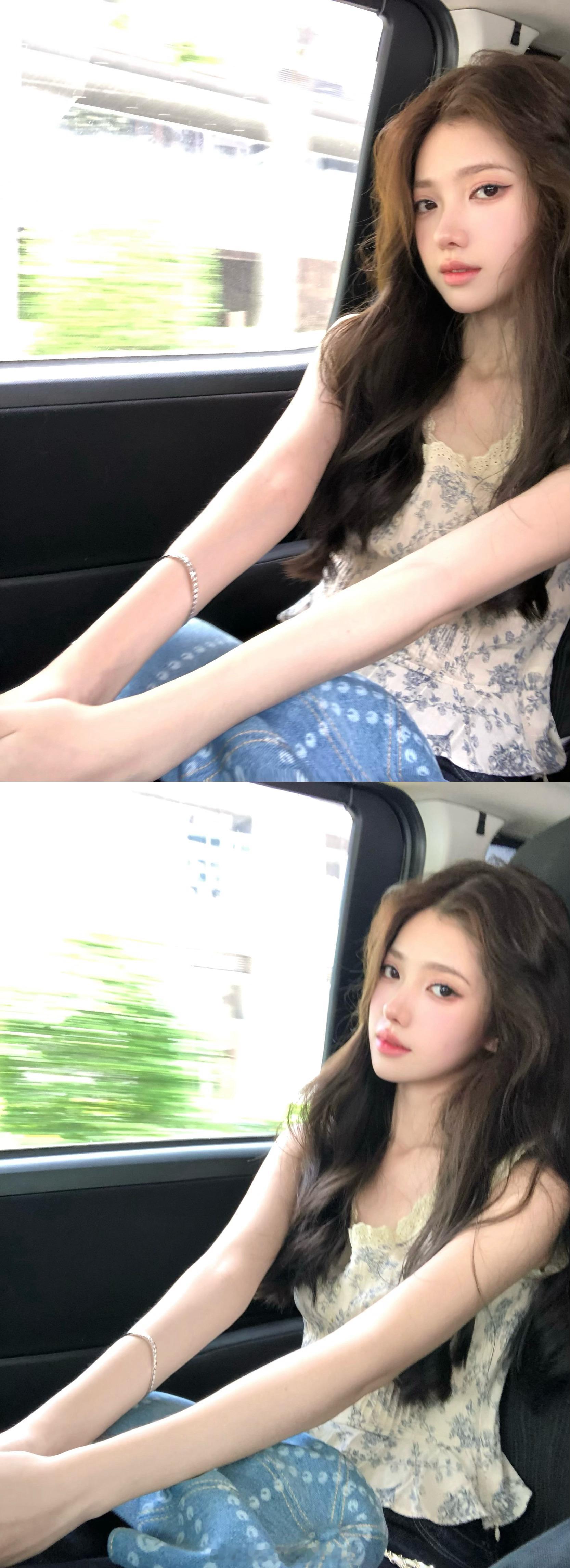 清丽挂。方领复古气质 小a摆蛮俏丽 很显身型红格好适合迪士尼 滑1穿啦 ​​​