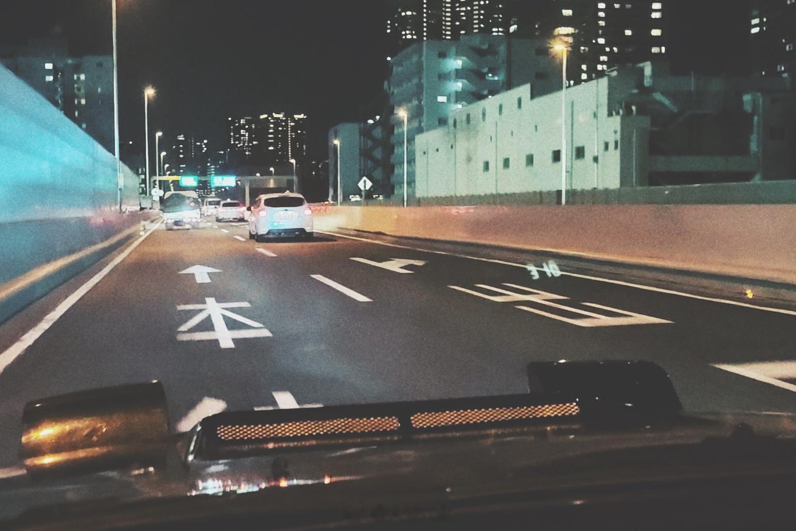 用老车通勤真是需要很大的忍耐力…还是飞首都高轻松  ​​​