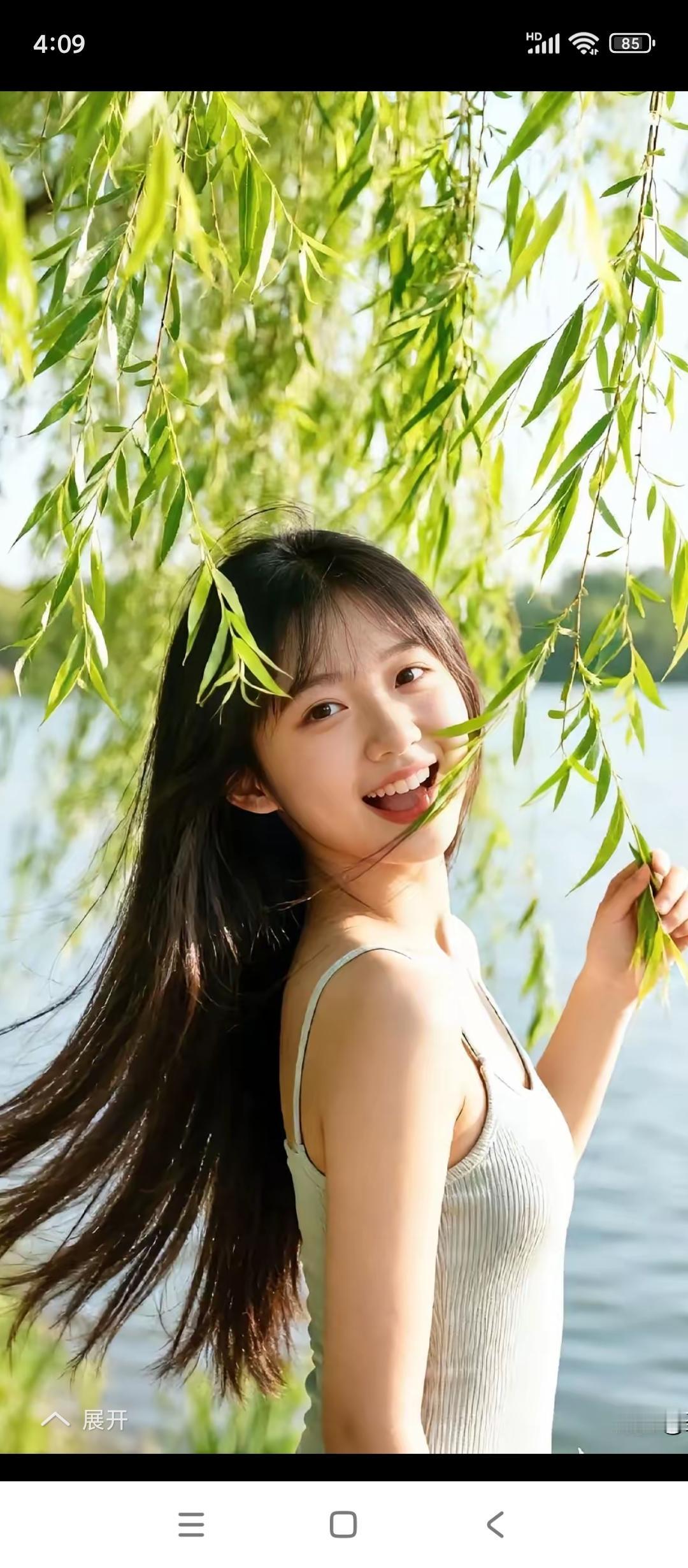 上联：雨润荷塘珠玉滚，诚邀下联风拂柳岸翠丝摇。