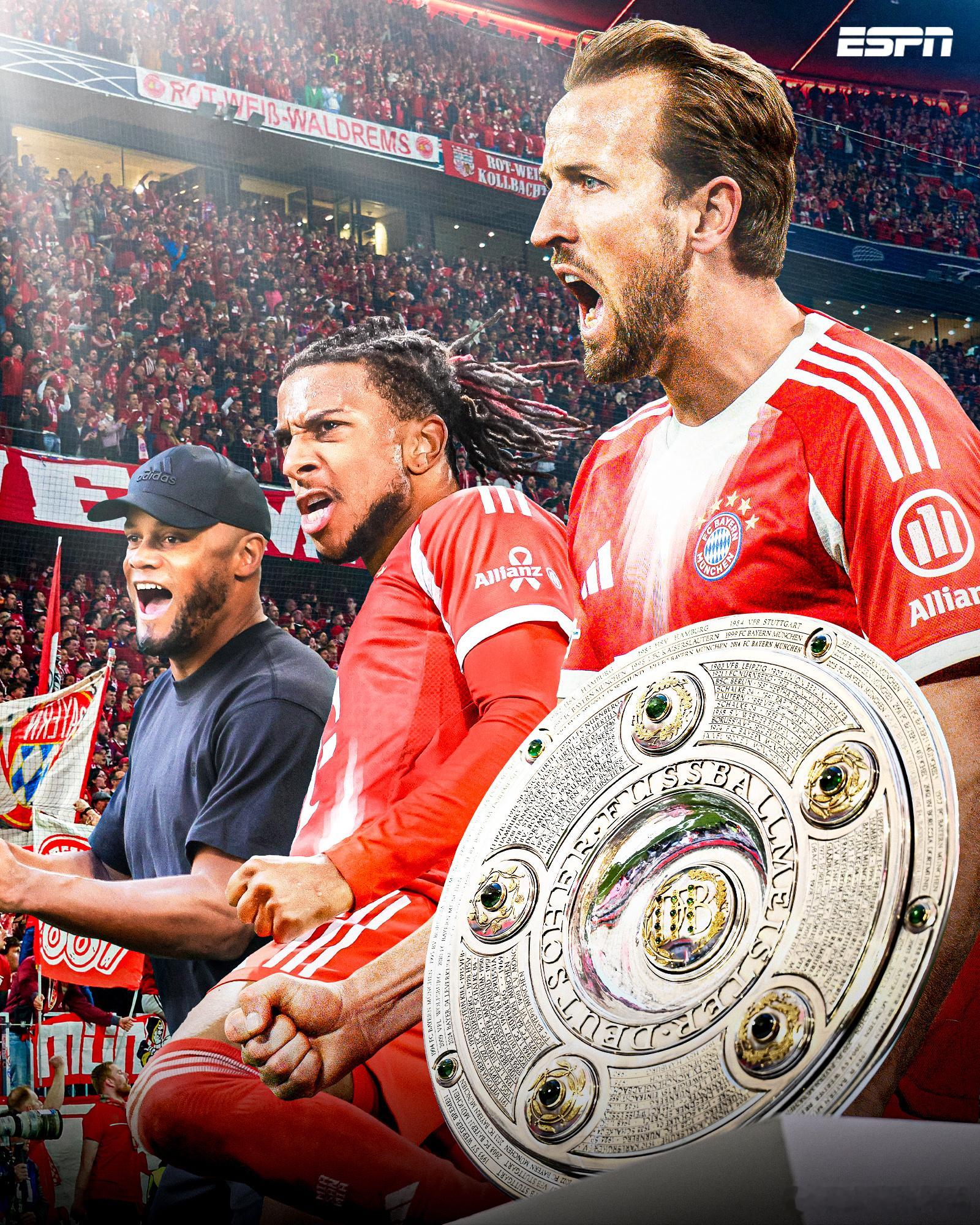 拜仁 哈里·凯恩正处于他的冠军时代！自从离开托特纳姆热刺后，凯恩在拜仁慕尼黑赢得