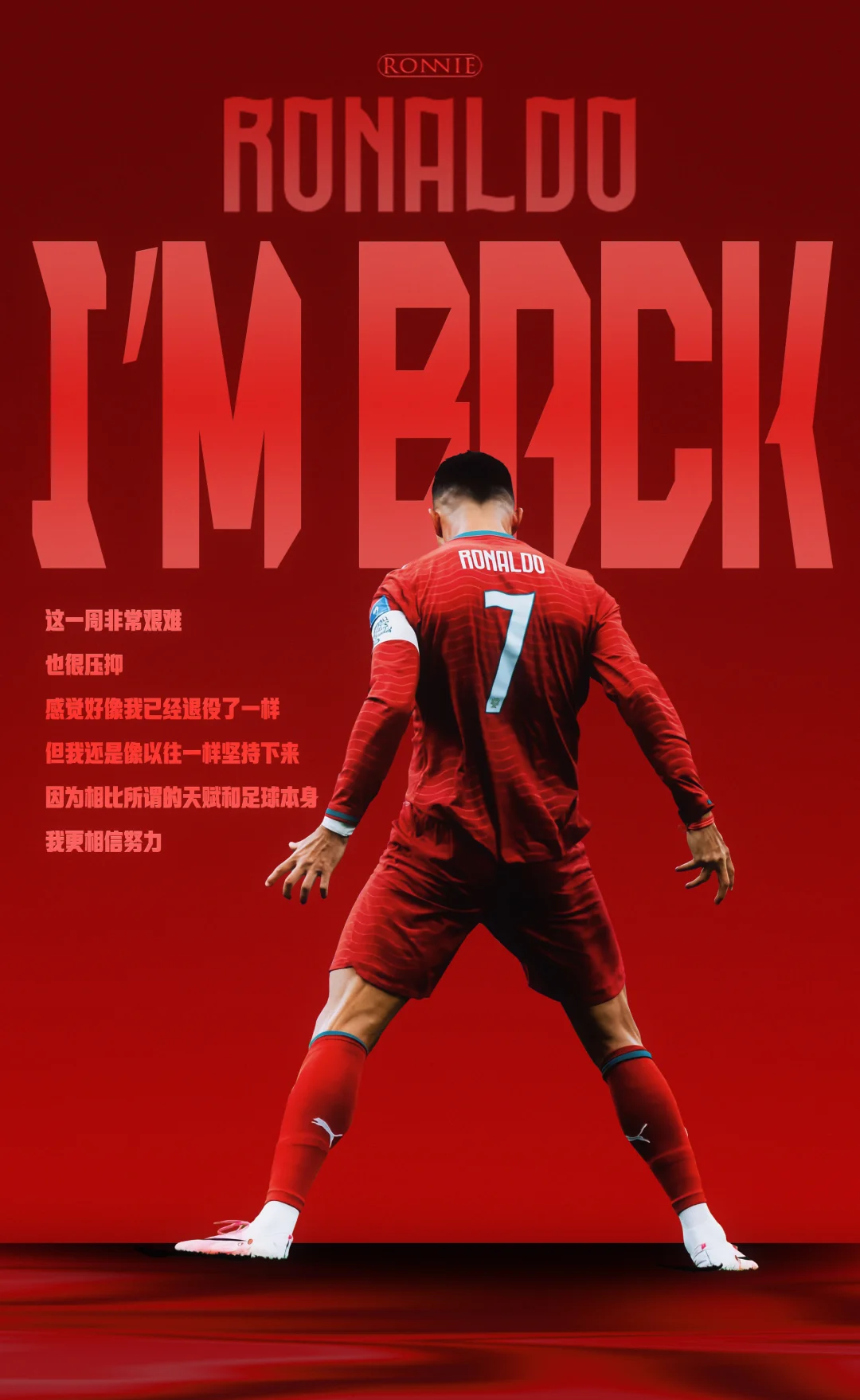 I'M BACK 回来了C罗