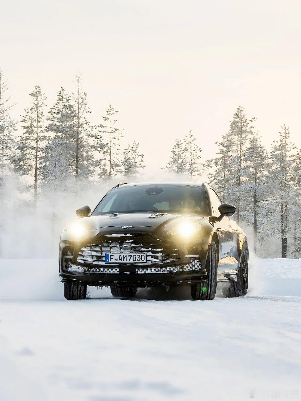 玩车内容日均阅读量超3亿雪，是浪漫的留白。驾驶阿斯顿·马丁DBX驶入这片静谧，5