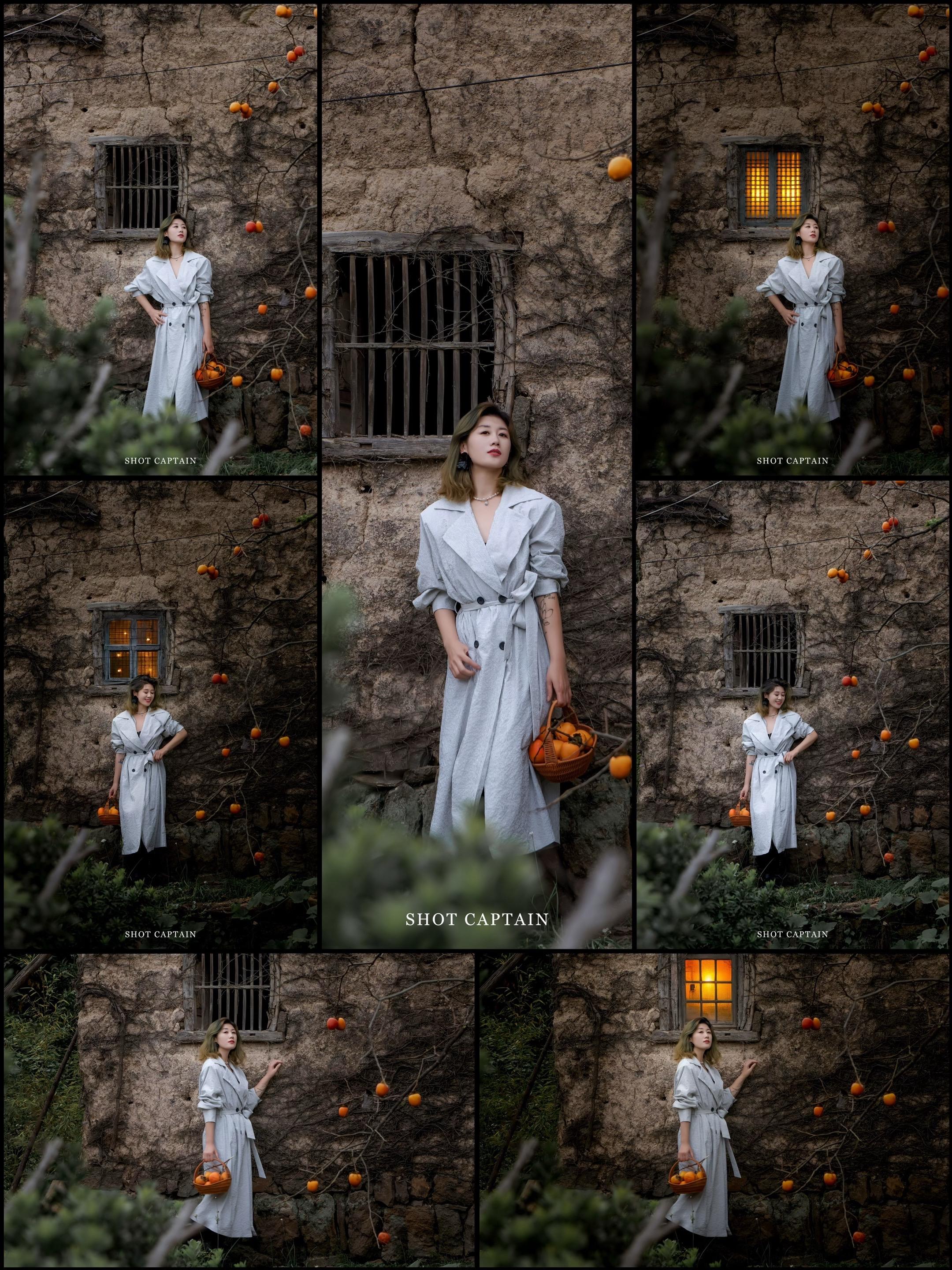 40+与秋光撞怀｜照片开灯的那一瞬间！老窗框住岁月，路灯叠着窗灯，昏黄...