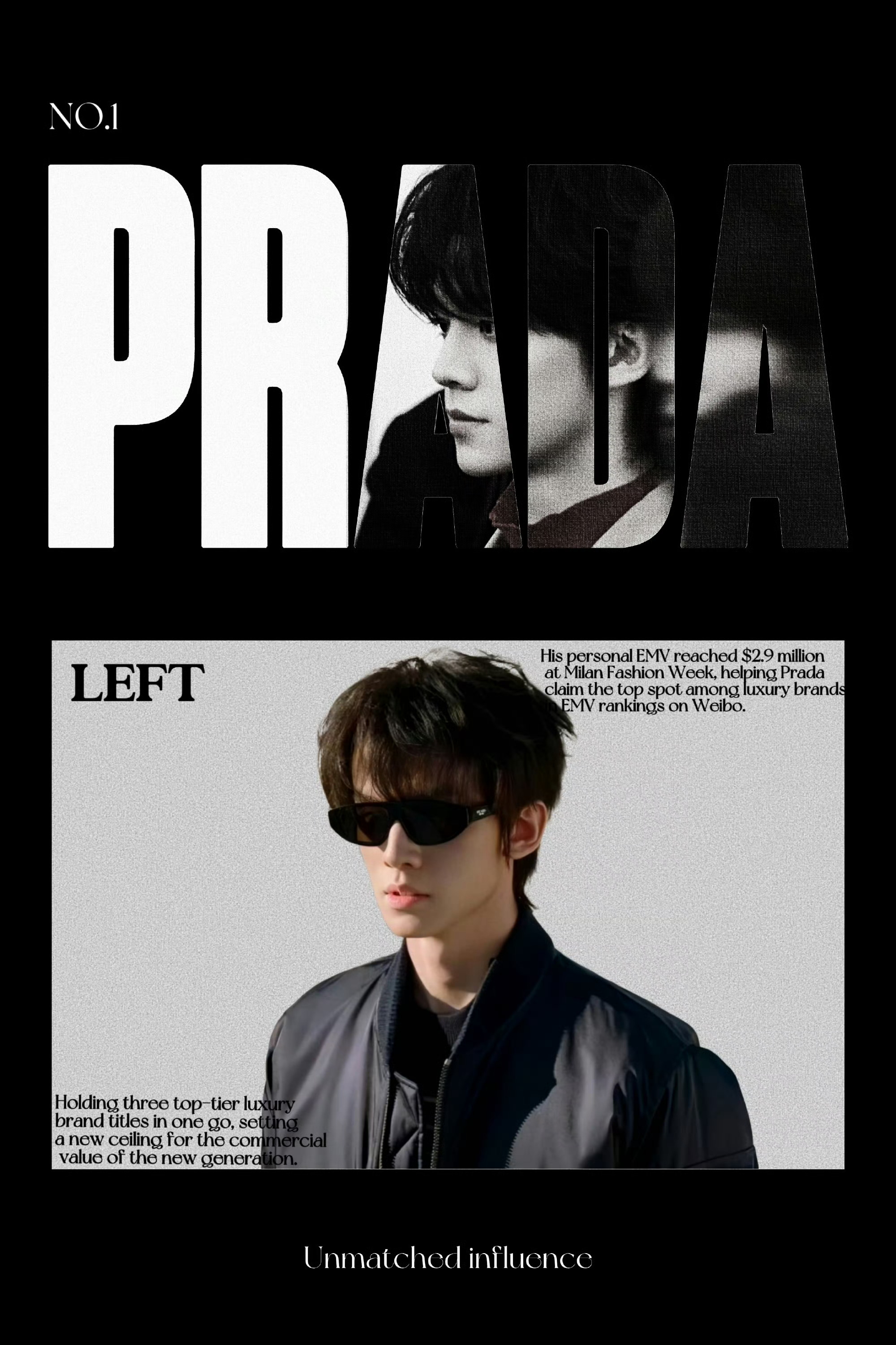 Prada品牌大使左航💙⚪少年自有矜贵底色🌀Prada品牌大使🙆🏻♂️「