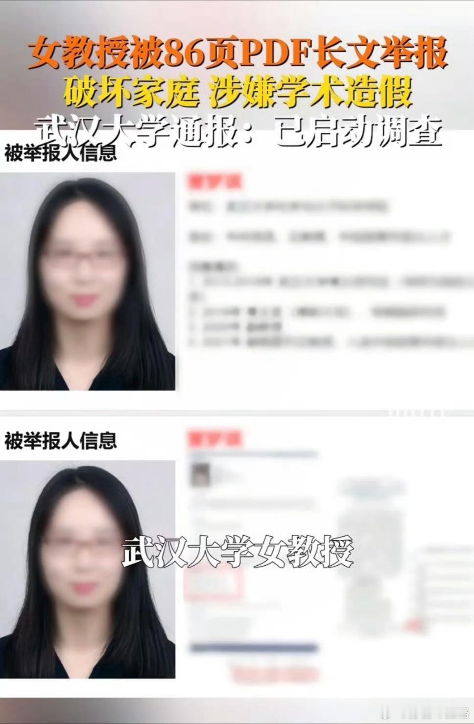 武大大可不必等86页PDF逼出来举报信搁纪委那儿躺了半个月，学院和宣传部居然跟没