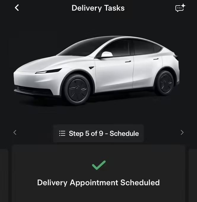 特斯拉美版平价Model Y“标准版”已启动交付，从10月8日发布到交车不到三周