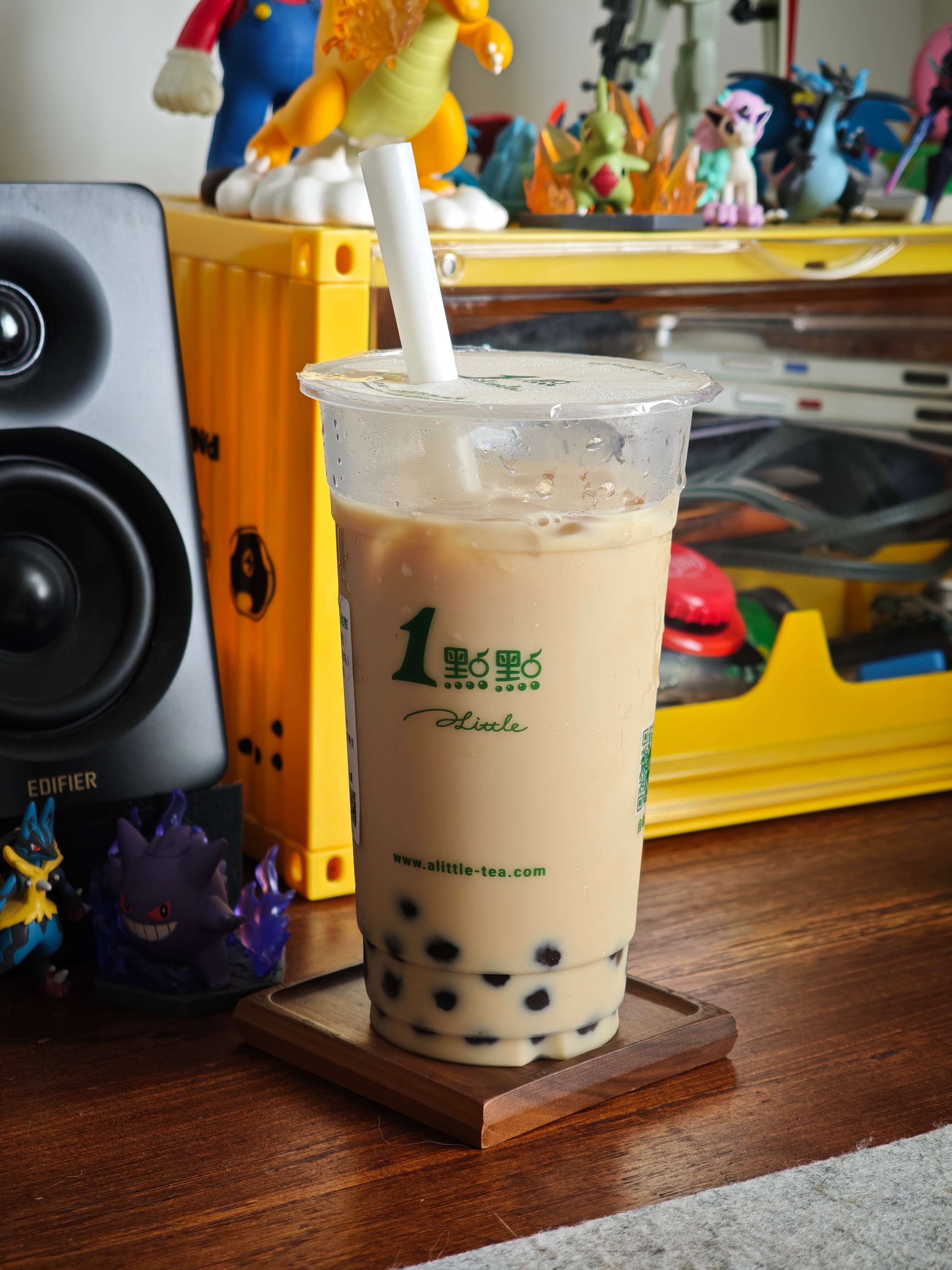 称了一下这段时间居然没胖，果断点杯奶茶补充一下热量[怒] ​​​