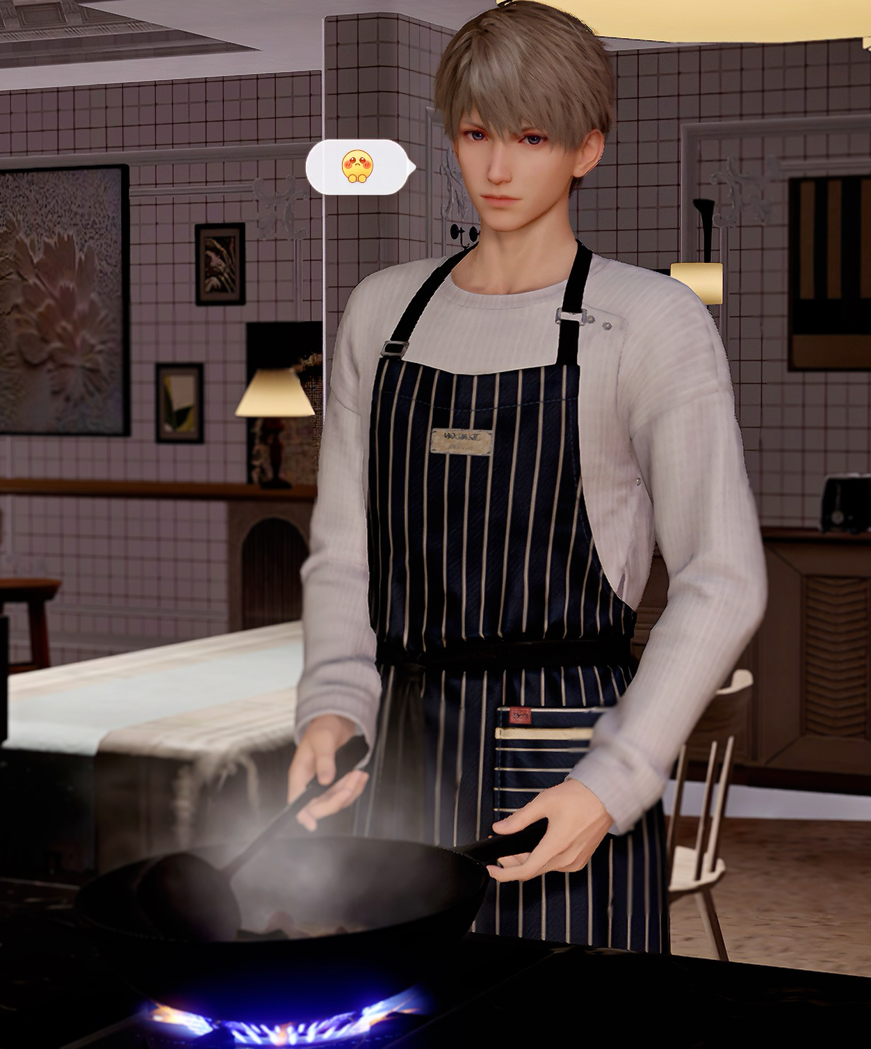 俺娘嘞怎么有人做饭也能这么帅 