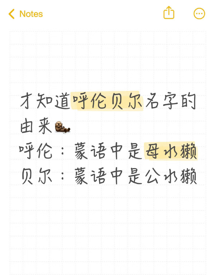 呼伦贝尔原来是两只水獭 