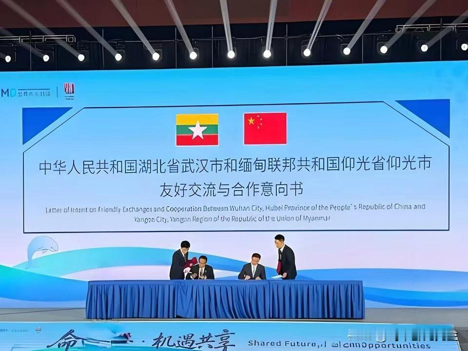 缅甸仰光省仰光市与中国湖北省武汉市正式缔结为友好城市的最新消息。据缅甸媒体202