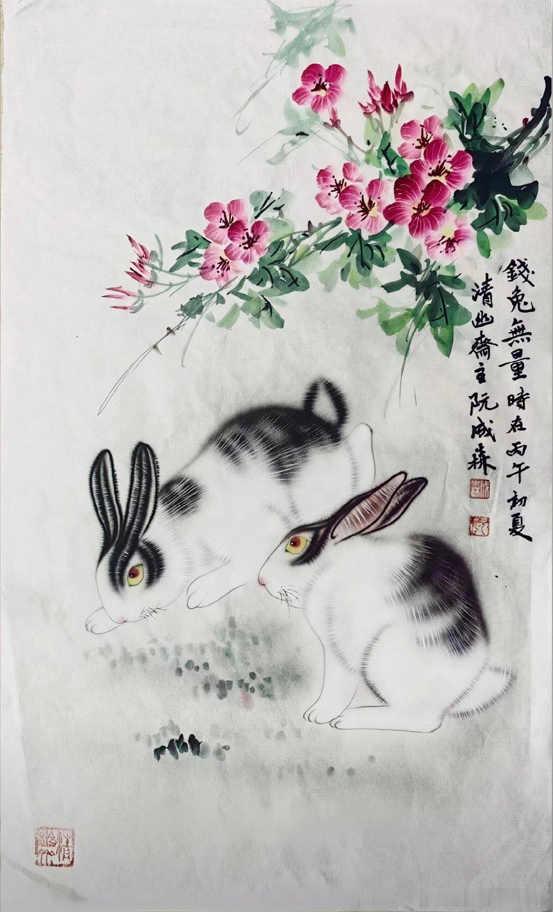 【好友新作】1诗书画家石梦松，2画家卢葆桐，3书画家崔学坤（中国葡萄王），4画家