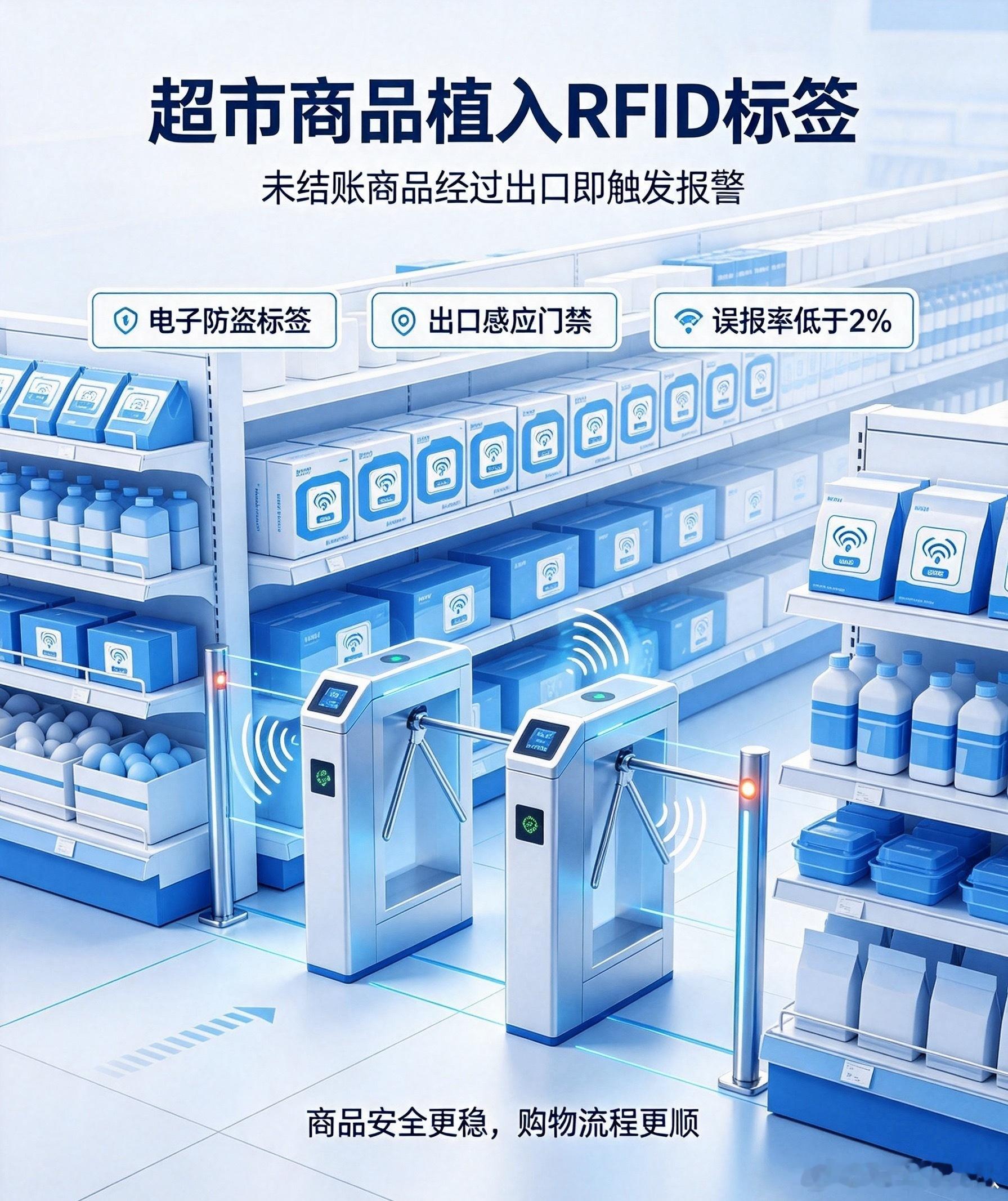 为什么现在的超市都不需要存包了科技改变生活。这几年本身这种生活消耗品的到盗窃率就