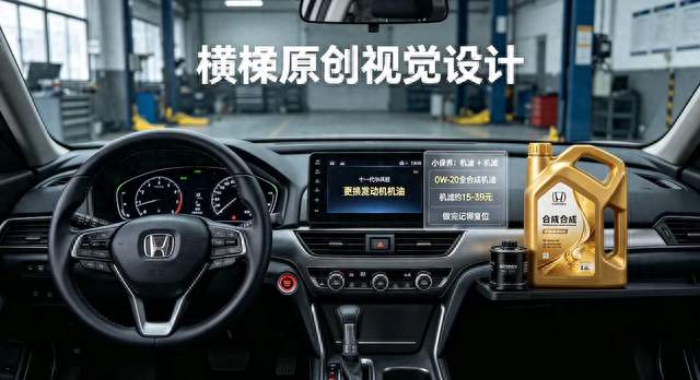 十一代半雅阁仪表盘提示更换机油？一次讲清保养项目 价格 避坑套路