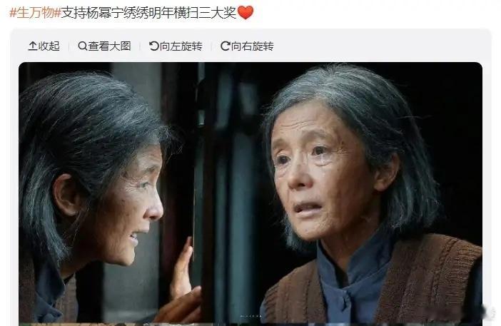 好多粉丝都满心期待地展望起明年三大奖的归属啦！《生万物》这边其实可以稍微沉稳低调