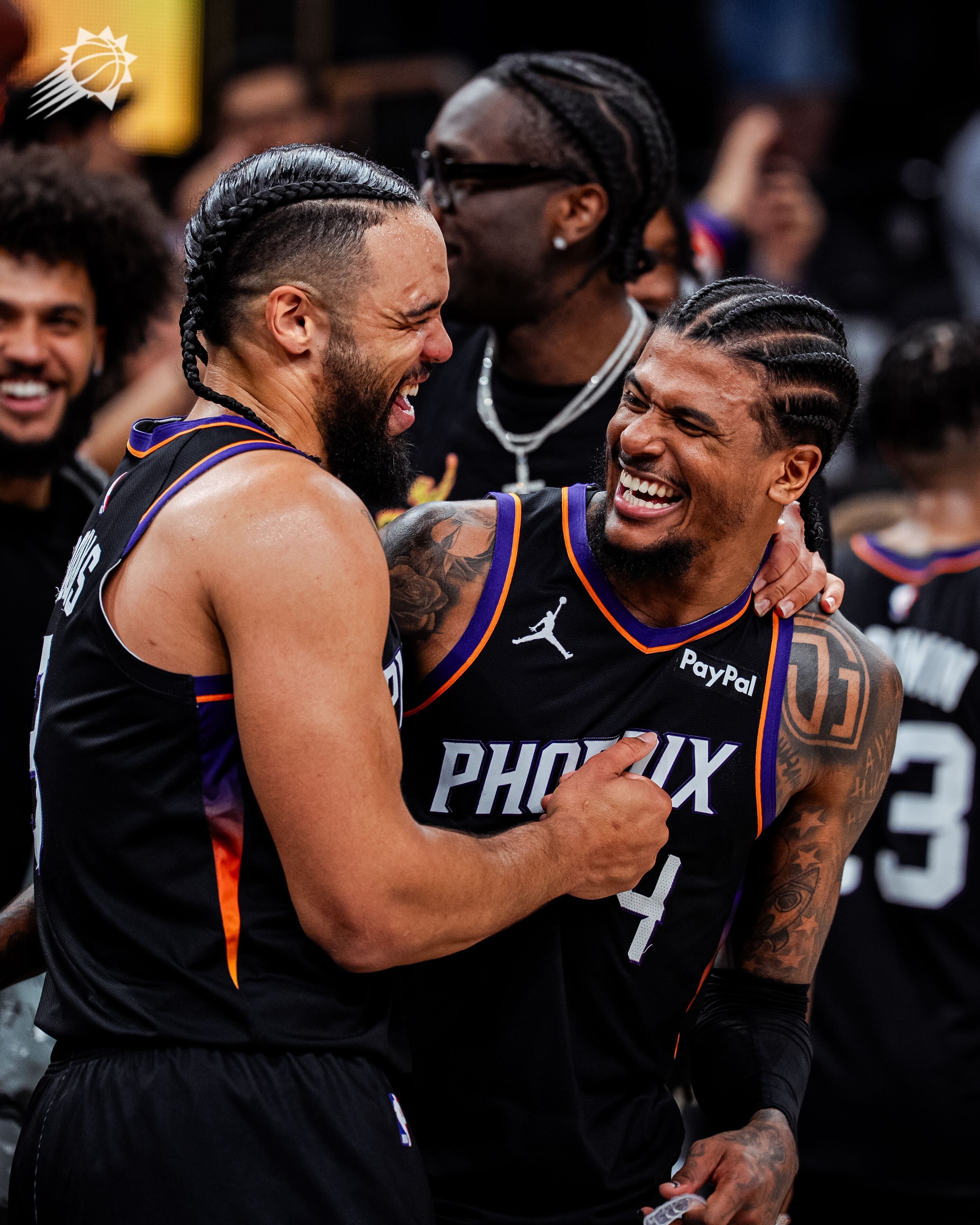 JG龙哥赛后激情庆祝！！！！菲尼克斯太阳 ｜太阳淘汰勇士