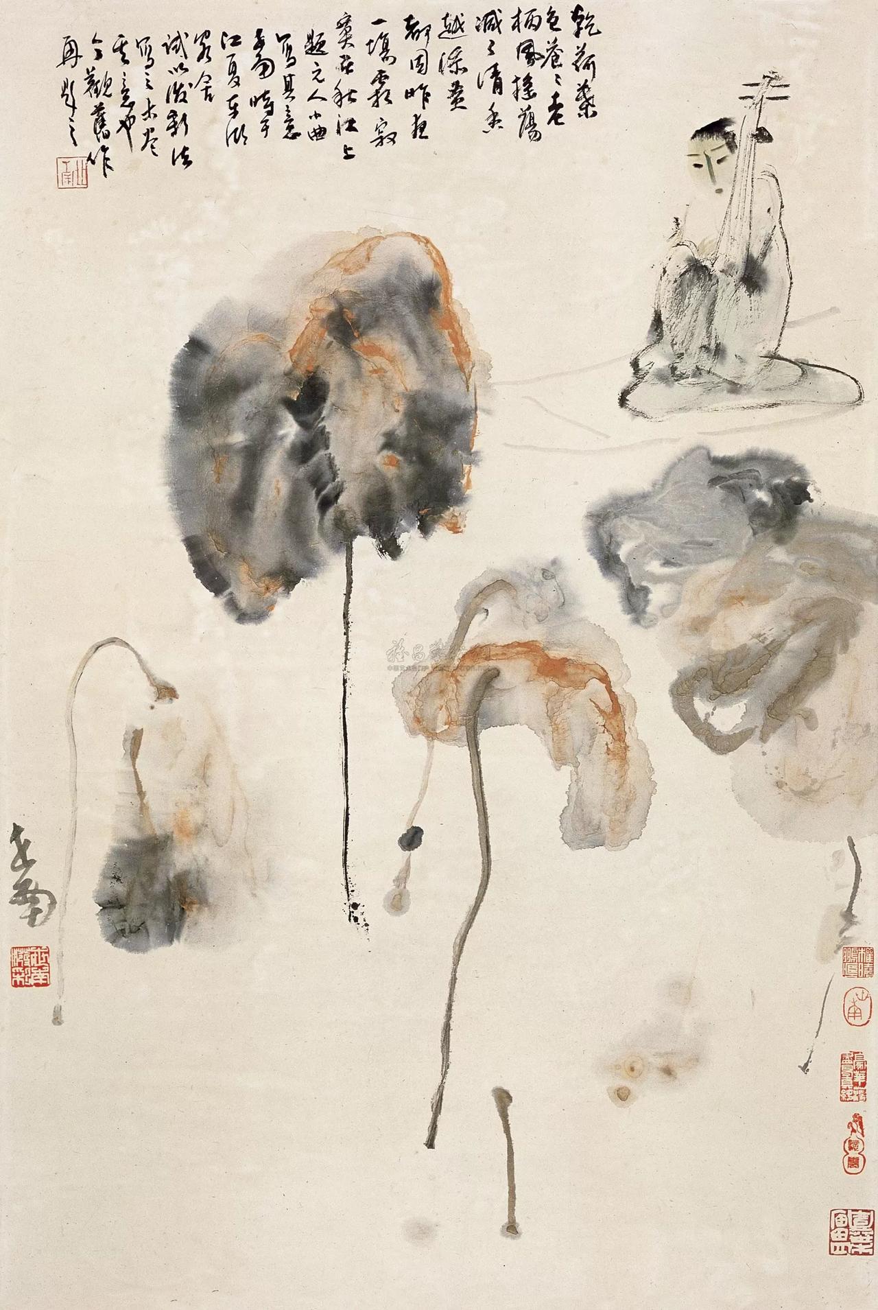 上联：谁拥琵琶吟荷伞
下联：[玫瑰]

网络图片/诚谢侵删