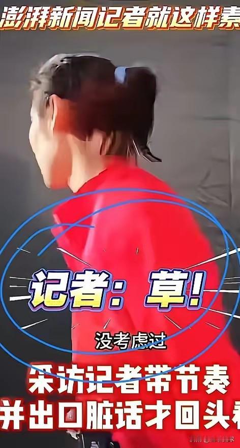 记者，无良记者！采访朱婷爆粗口的记者，不是个案，居多！每一个记者都是一样的，这是