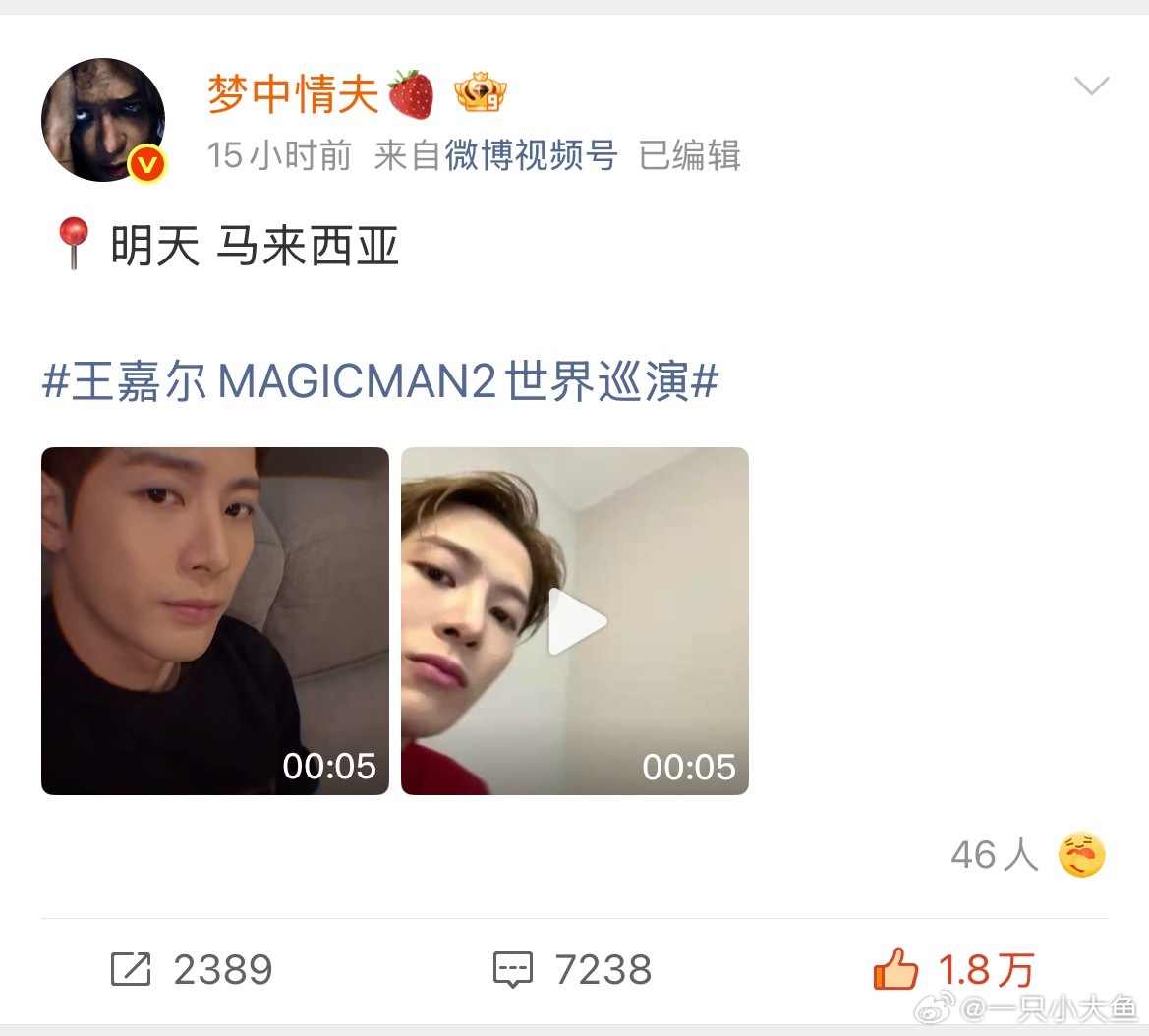 你们的老公会给你报备吗我老公会诶[流鼻血]王嘉尔 ​​​