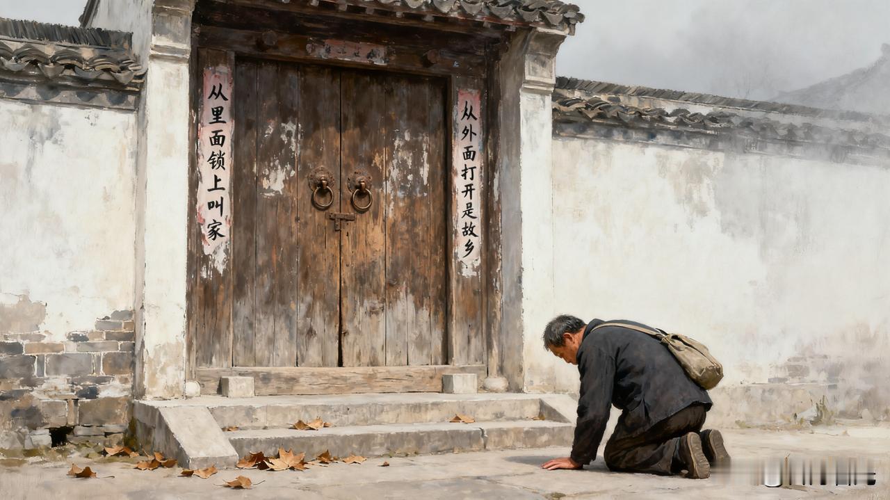 这一跪，我看到了白发苍苍的娘。11月24日，江苏徐州，一男子父亲离世，母亲病重在