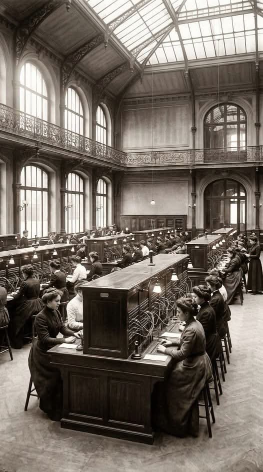 📸 Maurice-Louis Branger. Central téléph