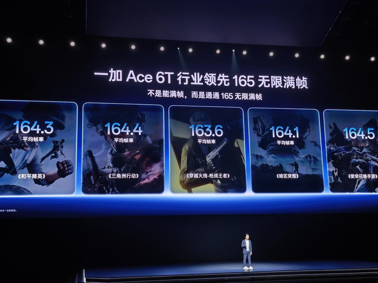 除了和平精英之外，一加Ace 6T还支持暗区突围，三角洲行动，穿越火线，使命的召