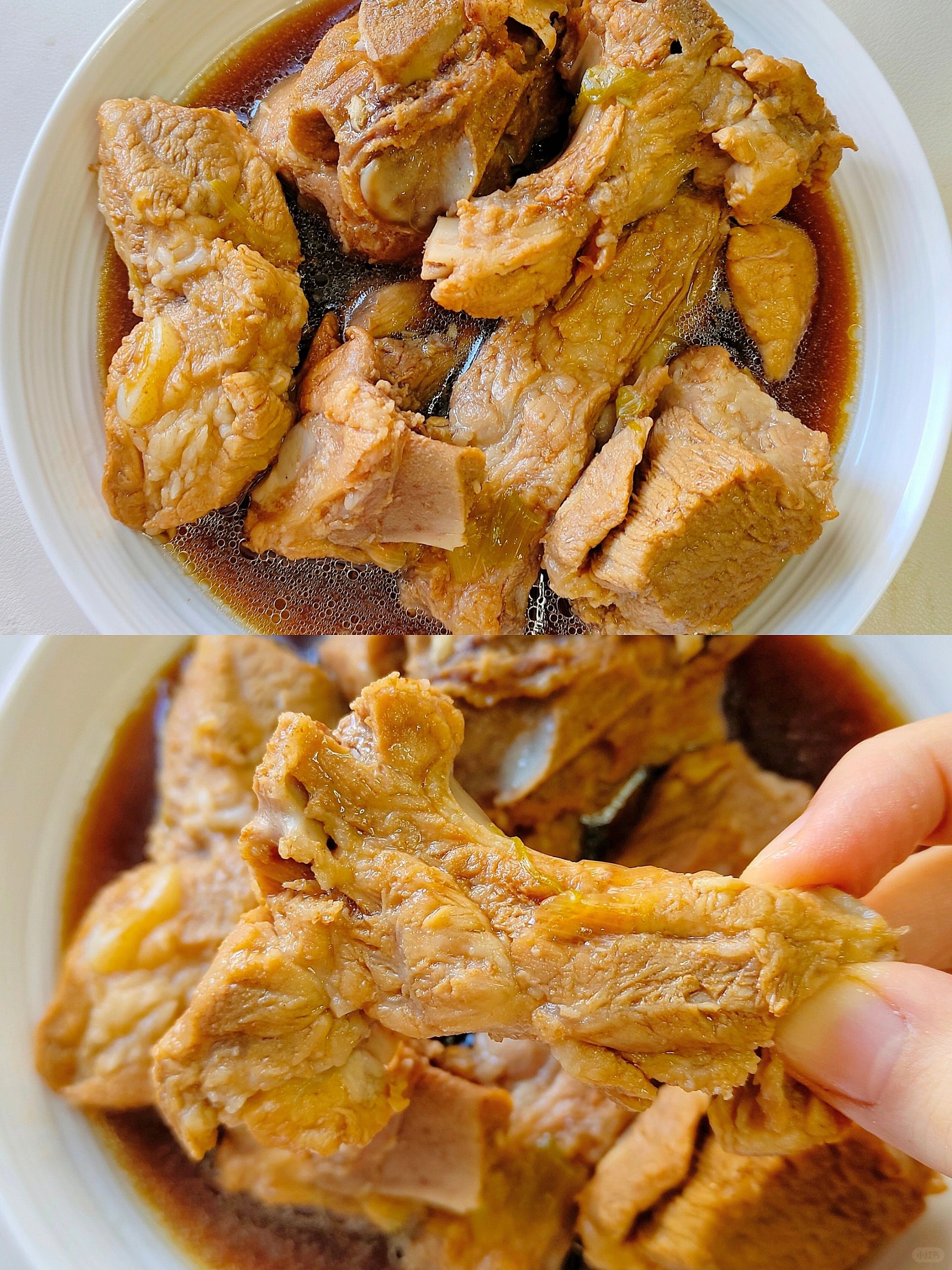 给妈妈做减脂餐D131|酱油排骨🍖