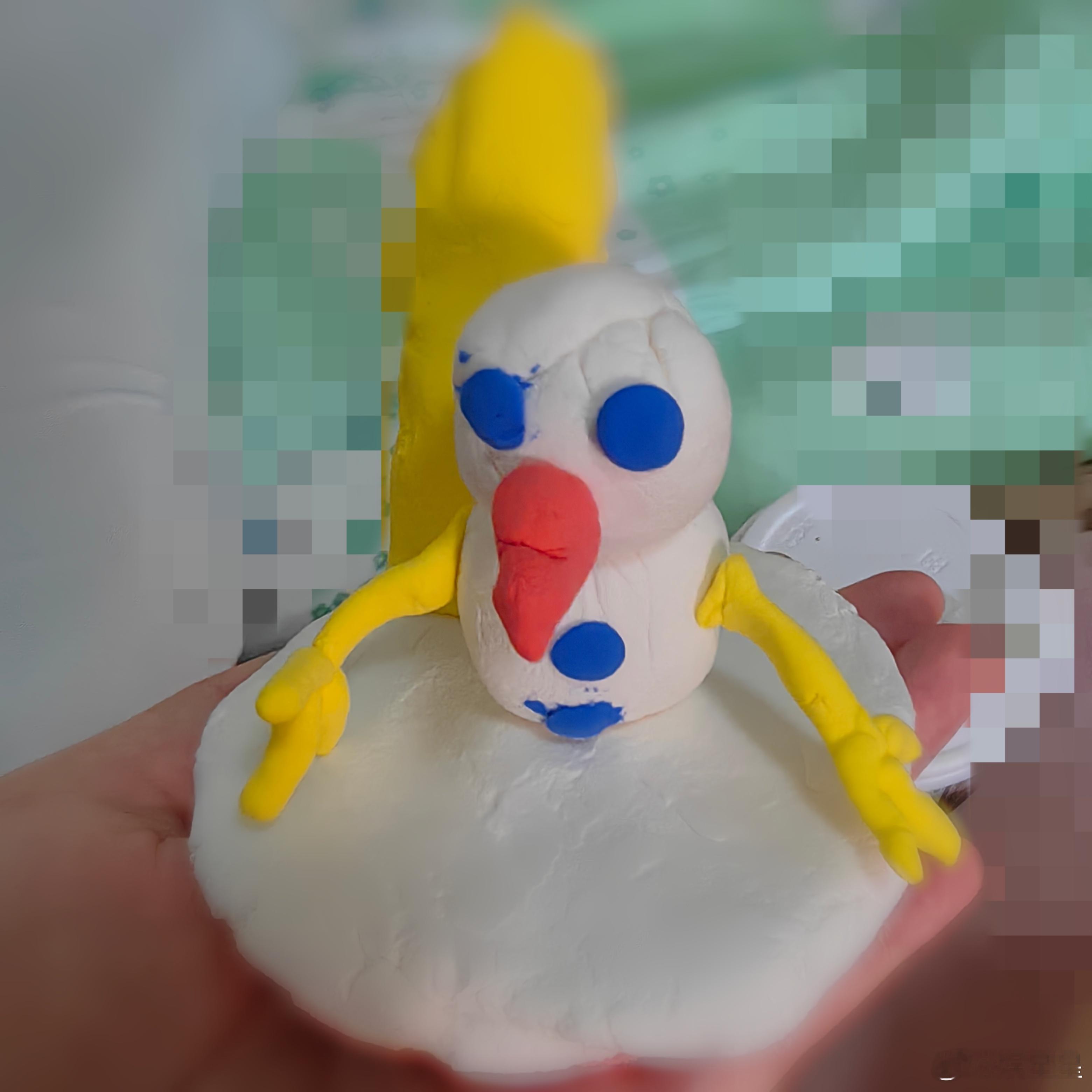 一一捏的 我看了半天看不出来这是个啥😓 像雪人又不像雪人的=_=✨✨#生活手记