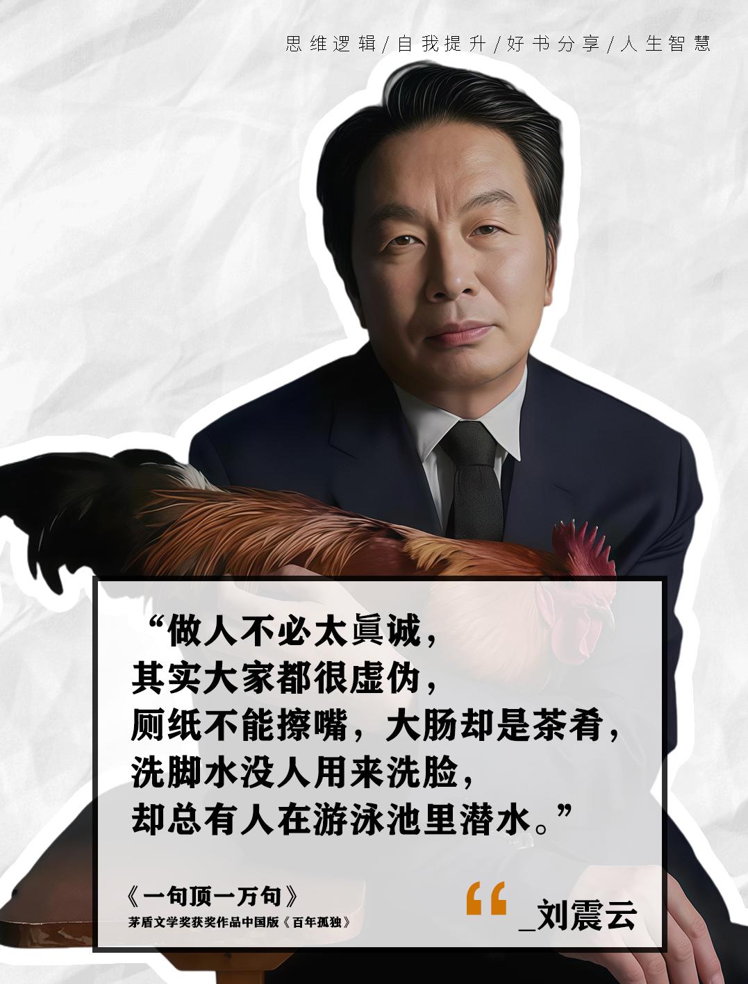 句句清醒，不愧是刘震云。