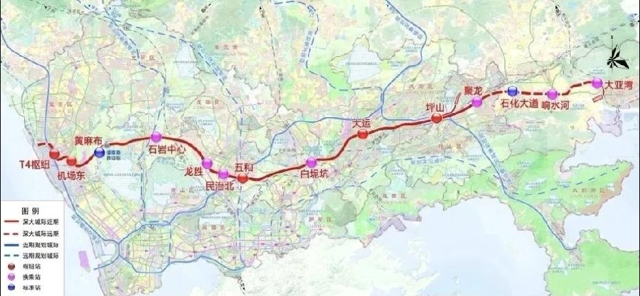比起地铁14号线，深大城际更具潜力！

深大城际（深圳地铁33号线）未来将成为深