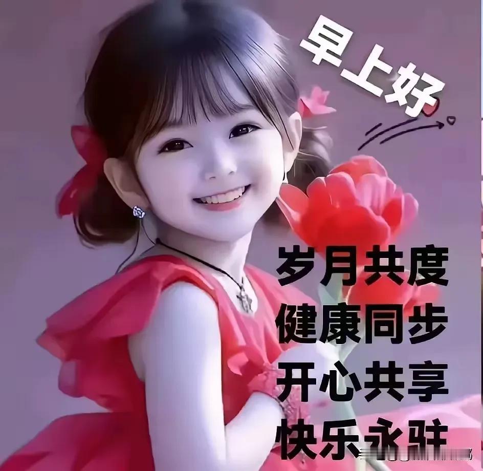 元气少女晨间问候，岁月共度，快乐永驻