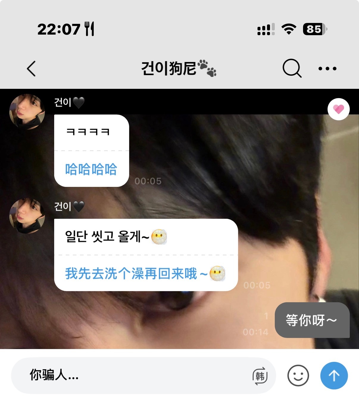 骗人的是小狗。可是苏建就是小狗、 