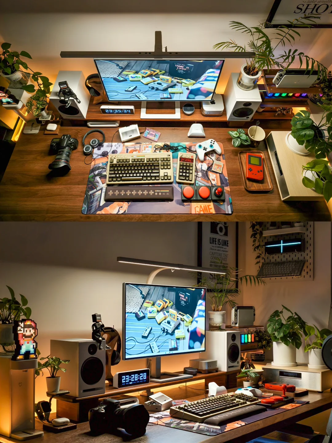 极繁复古书桌成了我心爱的小角落