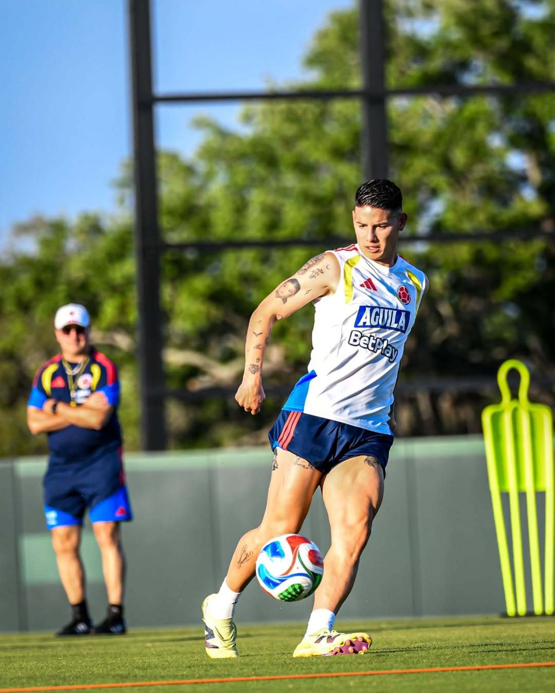 j罗在哥伦比亚国家队。世界杯