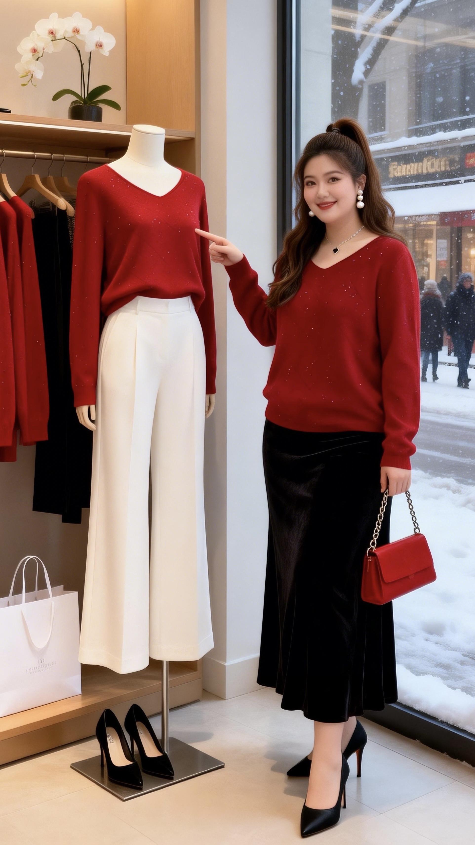 开启我的2026穿搭第一弹 让人眼前一亮的跨年约会穿搭 梨形身材穿搭大...