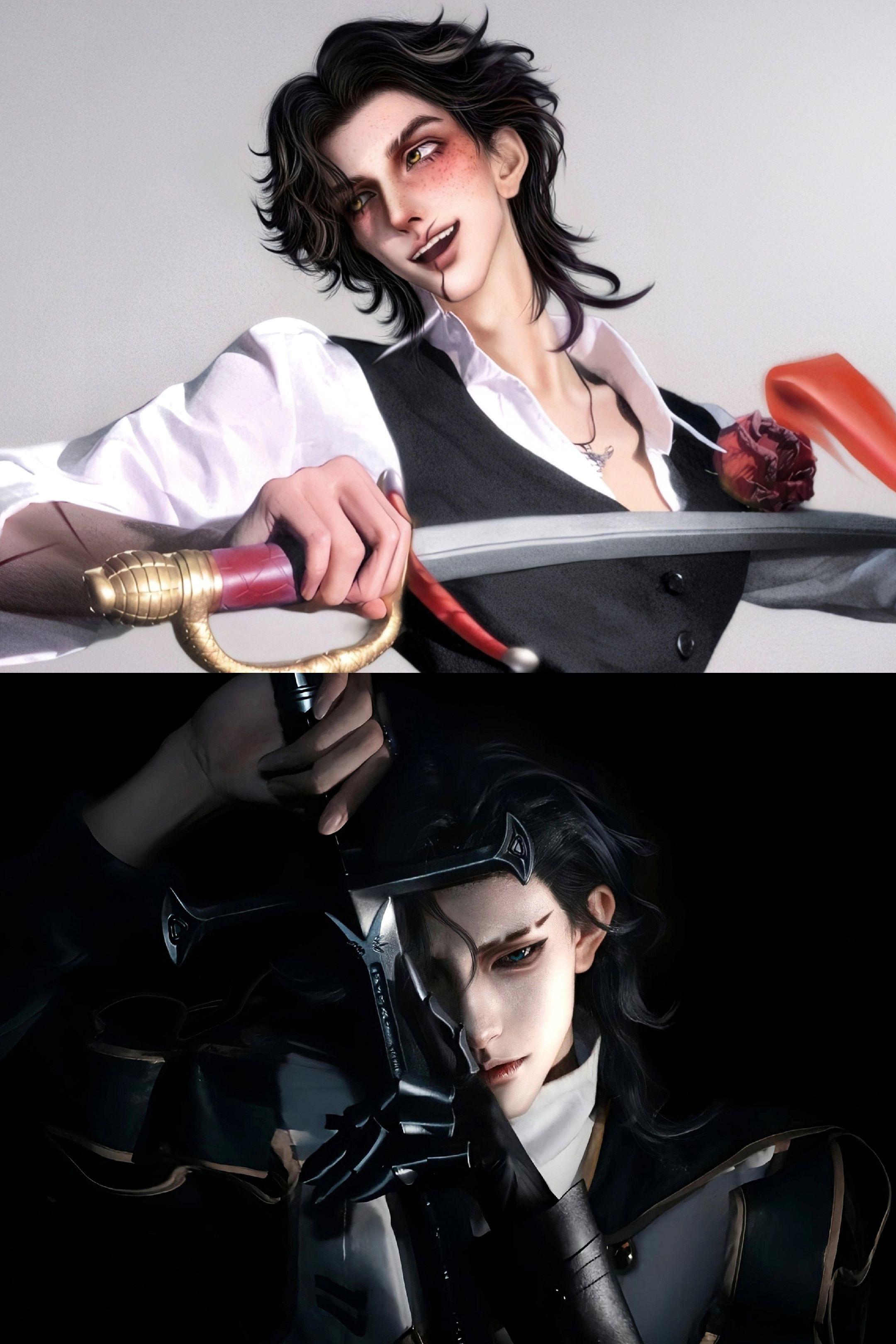 我发现这两个人站一起对我眼睛很好。