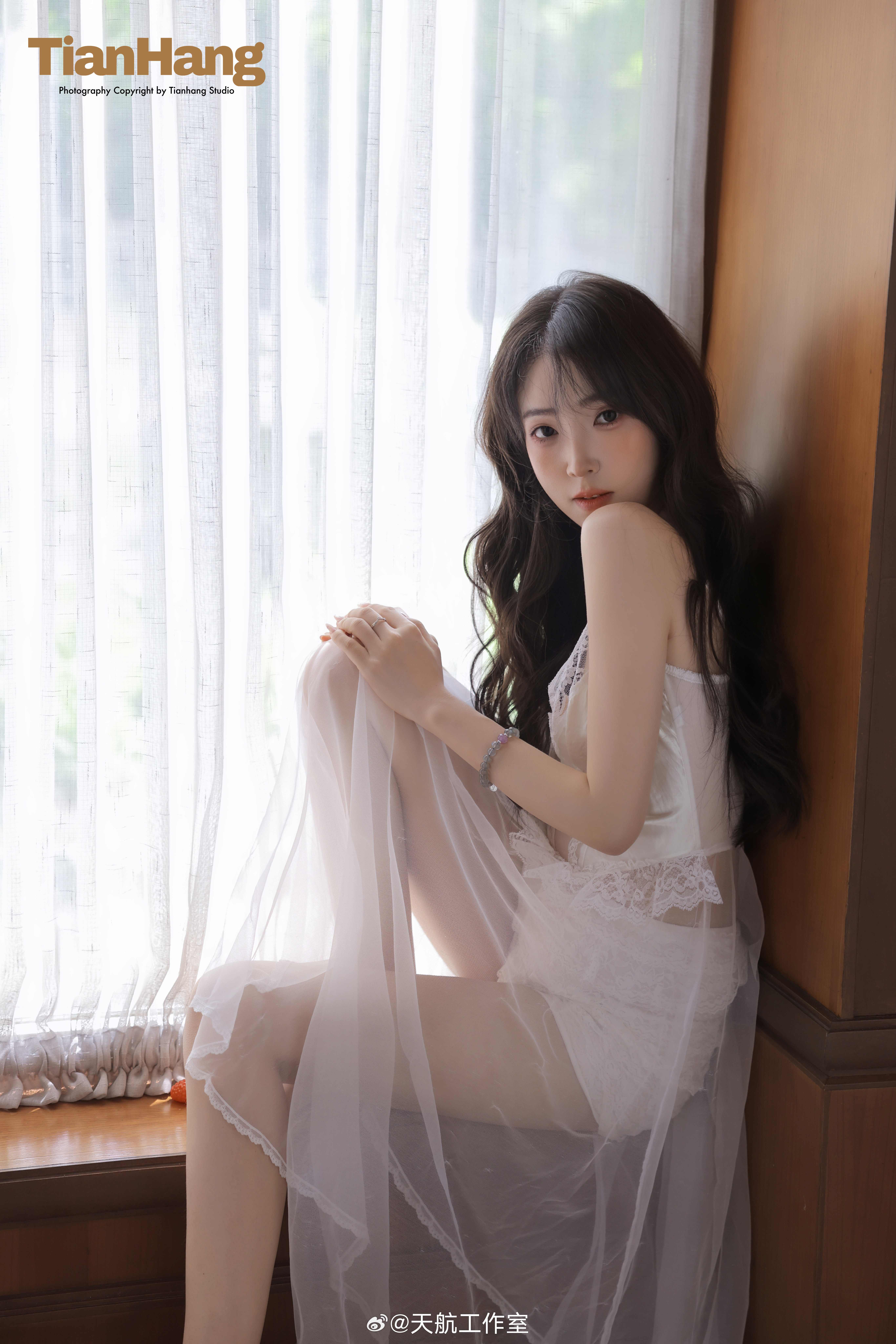 ✨客片分享朦胧白纱 藏起少女细碎心动💫天航工作室韩系纯欲私房天航客片