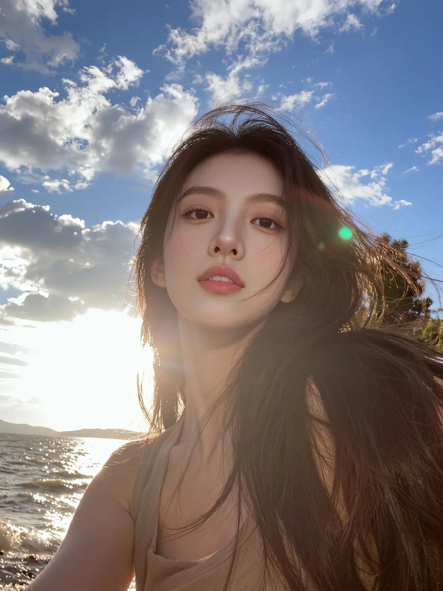 AI逆光生活照 随变ai随便玩 ai创作 用ai创作打开春天 随便一拍都很夯