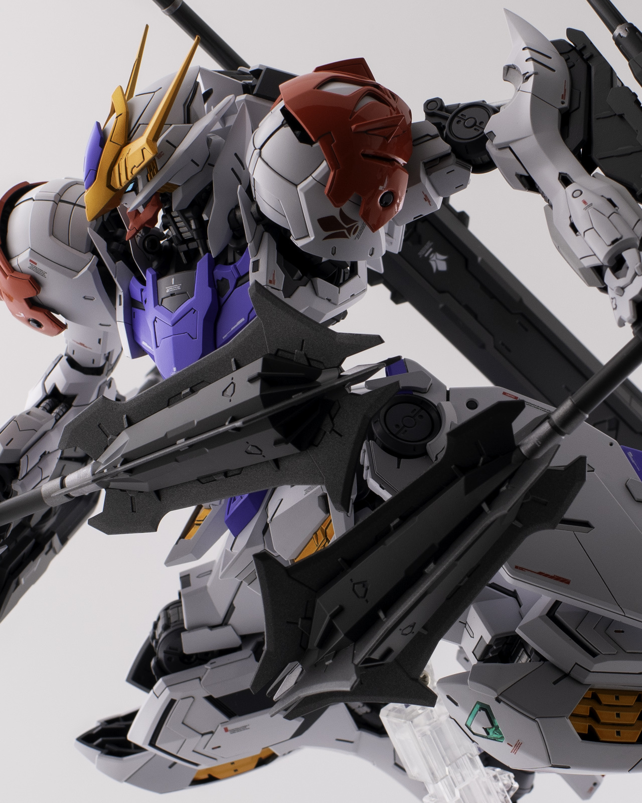 Kassy的MG巴巴托斯·狼作例基本完成了要抄作业的兄弟们可以蹲一蹲了高达模型高