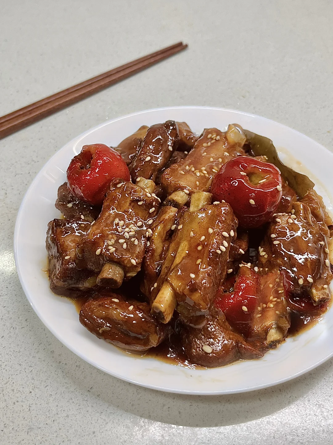 山楂排骨太赞了👍酸酸甜甜好好吃🤤